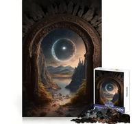 Mystical Worlds Fantasy Jigsaw Puzzles for Adults1000 Piece Mind Exercise Toy Indoor Fun Precision Cut (38x52cm)