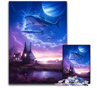 Mystical Worlds Jigsaw Puzzles 1000 Pieces for Adults Impossible Jigsaw Puzzles for Adults Home Decor Brain Teaser Game for Teenagers Family Interaction 1000 PCS(75x50cm)