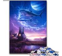 Mystical Worlds JigsawPuzzle 1000 Pieces for Adults Wooden Jigsaw for Birthdays, Holidays, Best for Christmas size 50x75cm
