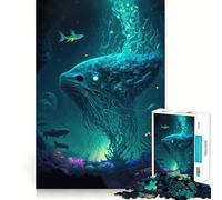 Mystical Worlds Ocean 1000 Piece Jigsaw Puzzles for Adults Jigsaw Logic Sense Toy Leisure Fun Smooth Edge Heartfelt Gift (38x26cm)