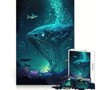 Mystical Worlds Ocean 1000 Piece Jigsaw Puzzles for Adults Jigsaw Logic Sense Toy Leisure Fun Smooth Edge Heartfelt Gift (38x26cm)