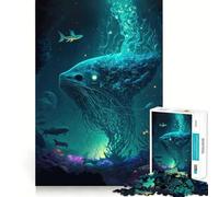 Mystical Worlds Ocean Jigsaw Puzzle for Adults 1000 Pieces Intellect Toy Peaceful Fun Precise Cut Santa Wish List (38x52cm)