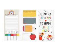 MystiCharm Teacher Appreciation Graduation Gifts Teachers Back to School End of The Year Leaving Thank You Gifts Christmas Valentine Retirement Gifts Sticky Notes Set Gifts Presents for Best Teacher