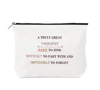 MystiCharm Thank You Appreciation Gifts for Therapists Christmas Stocking Fillers Birthday Valentines Halloween Easter Presents Special Unusual Unique Makeup Bag Presents Gifts for Best Therapists