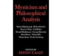 Mysticism and Philosophical Analysis