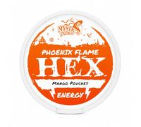 Mystics HEX Caffeine Energy Pouches 15 Count Per Can, 100mg Caffeine Pouch for Athletes, Fitness Enthusiasts, Gamers, Gym Sports, Zero Sugar and No Calories, Hex (Mango)