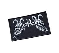 Mysticum Black Metal Embroidered Iron on Applique Souvenir Accessory