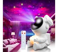 MYSTILUCK Astronaut Galaxy Projector with Moon Lamp, Star Projector Night Light for Kids & Adults, Includes Timer & Remote Control, Ideal Christmas & Birthday Gifts for Bedroom, Kids' Room & Parties