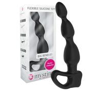 mystim Big Bend-it! - bulbous electro anal dildo (black)
