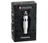 mystim Casanova - White Electro-Stimulation Wand Dildo