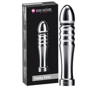 Mystim Funky Fella - Ribbed Electro Dildo