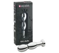Mystim O(h!)-thello - Silver Electro Rounded Anal Plug