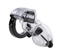 Mystim Pubic Enemy No 2 E-Stim Cock Cage with Urethral Sound
