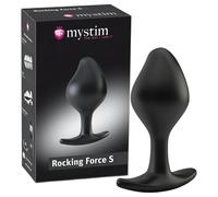 mystim Rocking Force S - electro anal plug - small (black)