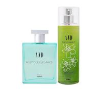 Mystique Elegance Eau De Parfum 100ML & Chic Connect Body Mist 200ML Pack of 2 for Women Crafted by Ajmal