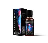 Mystix London | Aches and Pains Pure & Natural Essential Oil Blend 10ml - for Diffusers, Aromatherapy & Massage Blends | Perfect as a Gift | Vegan, GMO Free