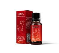 Mystix London | Aries Zodiac Sign Essential Oil Blend 10ml | 100% Pure & Natural | Aromatherapy for Fire Signs | Frankincense, Lavender, Lemon, Marjoram, Peppermint | Vegan, GMO Free