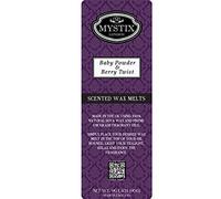 Mystix London | Baby Powder & Berry Twist - Wax Melts Clamshell 5 x 90g (50 Cubes)| 100% Natural SOYA Wax | Long-Lasting Fragrance for Aromatherapy & Soothing Atmosphere