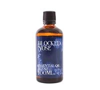Mystix London | Blocked Nose Pure & Natural Essential Oil Blend 100ml - for Diffusers, Aromatherapy & Massage Blends | Perfect as a Gift | Vegan, GMO Free