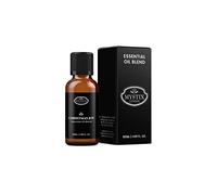 Mystix London | Christmas Joy Essential Oil Blend 50ml | Cedarwood | Cinnamon | Fir Needle | Pine | Lemon | Star Anise | Festive Spiced Citrus Aromatherapy Oil | Diffuser Blend | Vegan, GMO Free