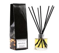 Mystix London Essential Oil Reed Diffuser | Aphrodisiac Blend | Spicy, Woody Scent with Floral Notes | Romantic Aromatherapy | Safe & Long-Lasting | 100ml Bottle