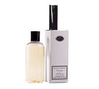 Mystix London Essential Oil Reed Diffuser | Orange & Nutmeg Scent | Long-Lasting Aromatherapy for Home & Office | Safe & Easy-to-Use | 250ml Refill Bottle