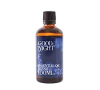 Mystix London | Good Night Essential Oil Blend 100ml | Bergamot | Cedarwood | Chamomile | Lavender | Sandalwood | Vetiver | Ylang Ylang | Sleep Aromatherapy Oil | Vegan, GMO Free