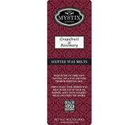 Mystix London | Grapefruit & Rosemary - Wax Melts Clamshell 90g (10 Cubes) | 100% Natural SOYA Wax | Long-Lasting Fragrance for Aromatherapy & Soothing Atmosphere