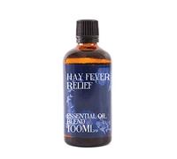 Mystix London | Hay Fever Relief Essential Oil Blend 100ml | Peppermint | Lavender | Myrtle | Fir Needle | Chamomile | Aromatherapy | Herbal Fragrance | for Diffusers & Inhalation | Vegan, GMO Free