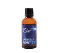 Mystix London | Hay Fever Relief Essential Oil Blend 50ml | Peppermint | Lavender | Myrtle | Fir Needle | Chamomile | Aromatherapy Oil | Herbal Fragrance | For Diffusers & Inhalation | Vegan, GMO Free