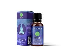 Mystix London | Heart Chakra Essential Oil Blend 10ml | Lavender | Mandarin | Palmarosa | Rose Geranium | Ylang Ylang | Floral Citrus Aromatherapy Oil | for Diffusers & Massage | Vegan, GMO Free