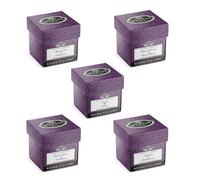 Mystix London Home Sweet Home Candle Collection Gift Set | 5 Scented Candles | Apple Pie & Cinnamon, Baby Powder & Berry Twist, Coffee & Cocoa, Fresh Linen & Cucumber, Jasmine & Sandalwood