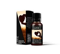 Mystix London | Love Essential Oil Blend 10ml | Geranium | Grapefruit | Sandalwood | Tangerine | Ylang Ylang | Aromatherapy Oil | Floral Citrus Fragrance | for Diffusers & Massage | Vegan, GMO Free