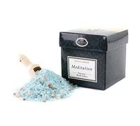 Mystix London | Meditation - 100% Natural Bath Salts | A Medley of Epsom, Dead Sea Mineral and Himalayan Pink Salts | Perfect as a Gift | Handmade in UK