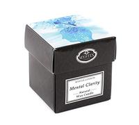 Mystix London | Mental Clarity - Scented Candle Small 8cl | Best Aroma for Home, Kitchen, Living Room and Bathroom | Perfect as a Gift | Reusable Glass Jar