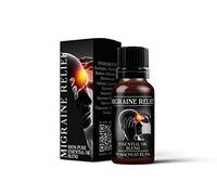 Mystix London | Migraine Relief Essential Oil Blend 10ml | Eucalyptus | Helichrysum | Lavender | Spearmint | Chamomile | Aromatherapy Oil | Herbal Fragrance | For Diffusers & Massage | Vegan, GMO Free