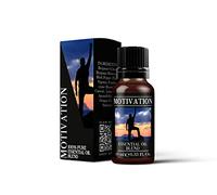 Mystix London | Motivation Essential Oil Blend 10ml | Bergamot | Black Pepper | Frankincense | Lime | Orange | Aromatherapy Oil | Citrus Spice Fragrance | for Diffusers & Massage | Vegan, GMO Free