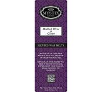 Mystix London | Mulled Wine & Clove - Wax Melts Clamshell 90g (10 Cubes) | 100% Natural SOYA Wax | Long-lasting Fragrance for Aromatherapy & Soothing Atmosphere