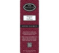 Mystix London | Orange & Nutmeg - Wax Melts Clamshell 5 x 90g (50 Cubes) | 100% Natural SOYA Wax | Long-Lasting Fragrance for Aromatherapy & Soothing Atmosphere