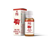 Mystix London | Pig Chinese Zodiac Essential Oil Blend 10ml | 100% Pure & Natural | Aromatherapy for Knowledge & Kindness | Basil, Cedarwood, Clary Sage, Lavender, Orange, Tangerine | Vegan, GMO Free