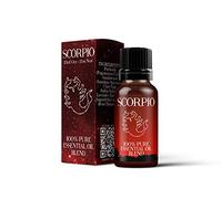 Mystix London | Scorpio Zodiac Sign Essential Oil Blend 10ml | 100% Pure & Natural | Aromatherapy for Water Signs | Clary Sage, Lavender, Patchouli, Rose, Sandalwood | Vegan, GMO Free