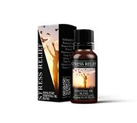 Mystix London | Stress Relief Pure & Natural Essential Oil Blend 10ml - for Diffusers, Aromatherapy & Massage Blends | Perfect as a Gift | Vegan, GMO Free