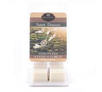 Mystix London | Sweet Dreams - Wax Melts Clamshell 60g (6 Cubes) | 100% Natural SOYA Wax | Long-Lasting Fragrance for Aromatherapy & Soothing Atmosphere