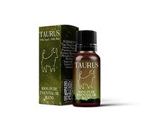 Mystix London | Taurus Zodiac Sign Essential Oil Blend 10ml | 100% Pure & Natural | Aromatherapy for Earth Signs | Eucalyptus, Lemon, Patchouli, Rosemary, Ylang Ylang | Vegan, GMO Free