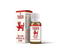 Mystix London | Tiger Chinese Zodiac Essential Oil Blend 10ml | 100% Pure & Natural | Aromatherapy for Strength & Charisma | Bergamot, Clary Sage, Chamomile, Patchouli, Peppermint | Vegan, GMO Free