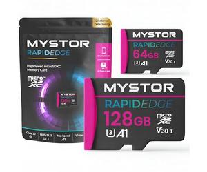 Mystor Micro SD Memory Card, Micro SDXC, compatible with XbotGo Falcon and XbotGo Chameleon AI Sports Camera, 64GB, 100MB/s Read Speed