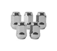 Mysttoo 1/2-20 Chrome Wheel Lug Nut Compatible with Jeep Cherokee Wrangler Grand Cherokee Liberty Commander TJ YJ CJ5 CJ6 CJ7 DJ3 DJ5 JK JKU Scrambler Willys (5PCS)