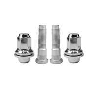 Mysttoo M12x1.50 Chrome Wheel Lug Stud Nut Set Compatible with 1999-2022 Jaguar S-Type X-Type F-Type XE XF XJ XJ8 XJR XK XK8 XKR, Replaces C2C35294 C2C35294010 (4PCS)
