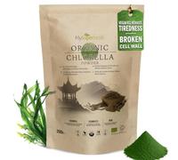 MySuperfoods Organic Chlorella Powder 200g, Broken Cell Wall, Vegan | High in vitamin B12 and iron, which help reduce tiredness. Grown on an island in the South China Sea. 40 servings.
