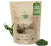 MySuperfoods Organic Chlorella & Spirulina, Up to 5000mg, 300 x 500mg | High in vitamin A and B12, which support normal immune function and help reduce tiredness. A true 50/50. 30 days supply.